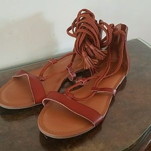 Flat gladiator sandals